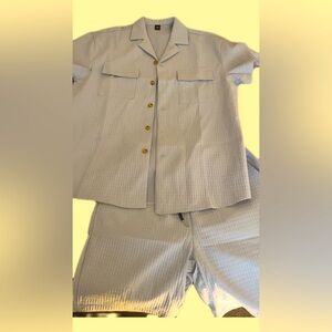 Manfinity Homme Solid Shirt & Short set
